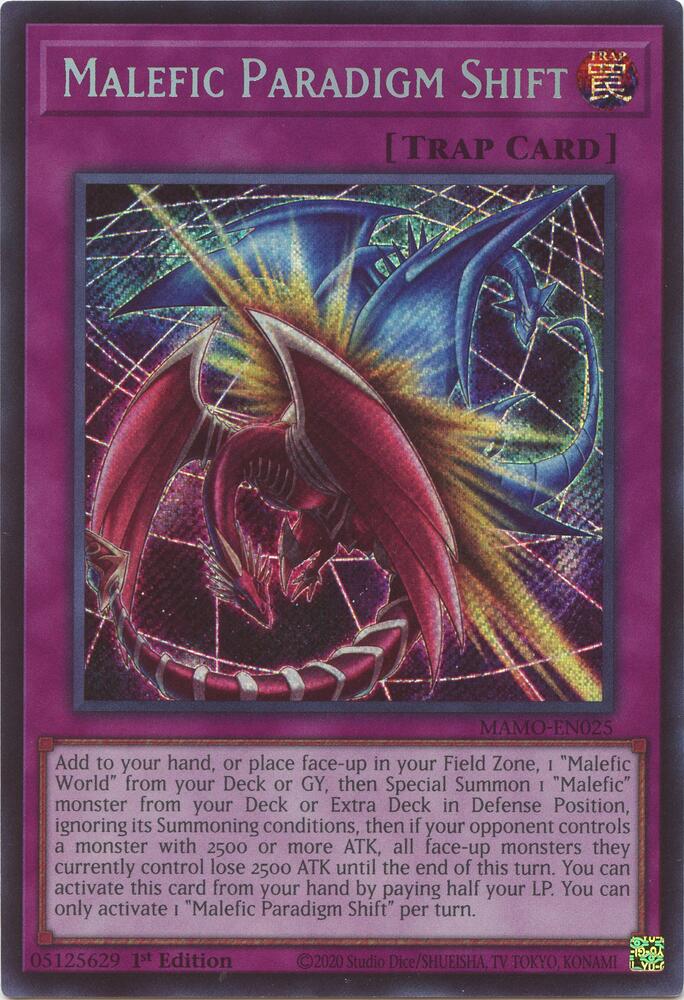Malefic Paradigm Shift [SR] MAMO-EN025 YuGiOh Magnificent Monsters