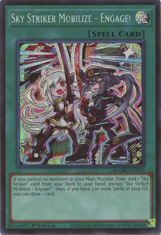 Sky Striker Mobilize - Engage! [SR] MAMO-EN039 YuGiOh Magnificent Monsters