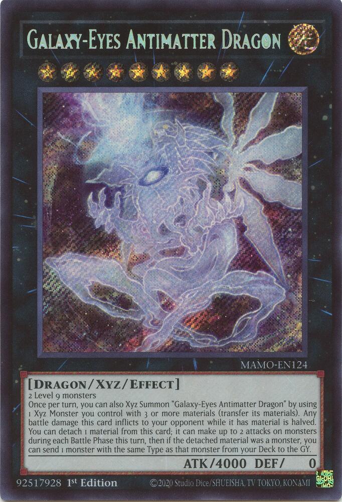 Galaxy-Eyes Antimatter Dragon [SR] MAMO-EN124 YuGiOh Magnificent Monsters