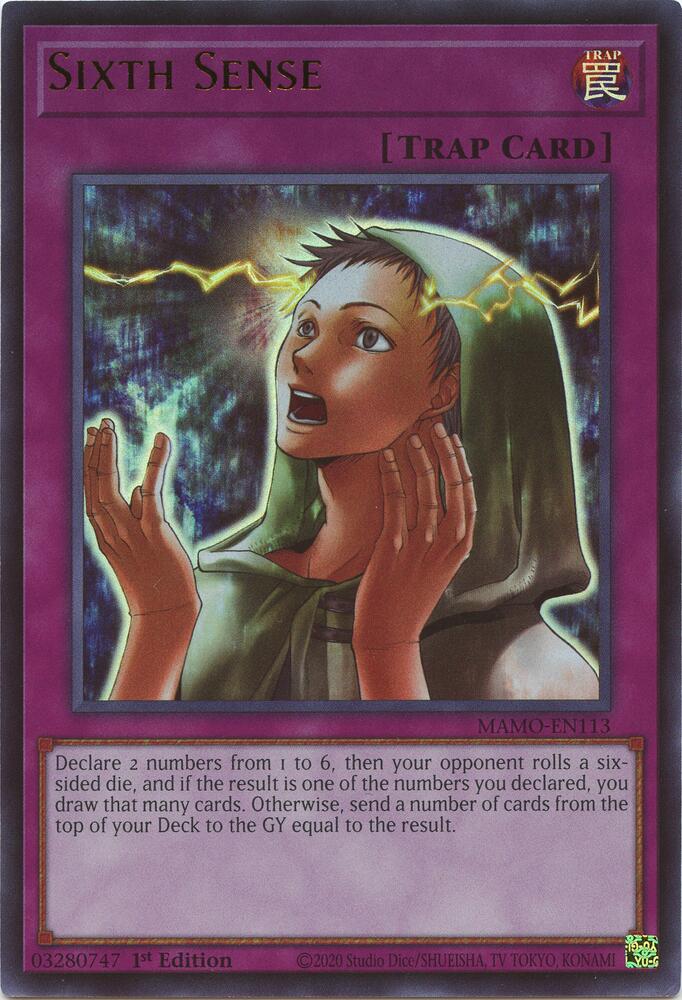 Sixth Sense MAMO-EN113 YuGiOh Magnificent Monsters