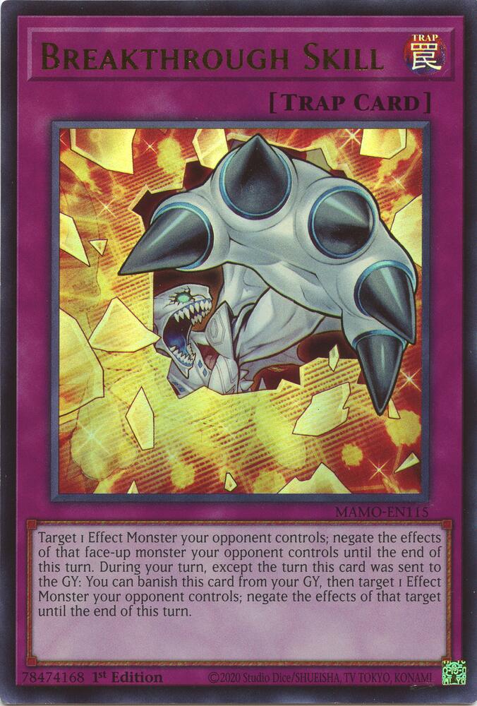 Breakthrough Skill MAMO-EN115 YuGiOh Magnificent Monsters