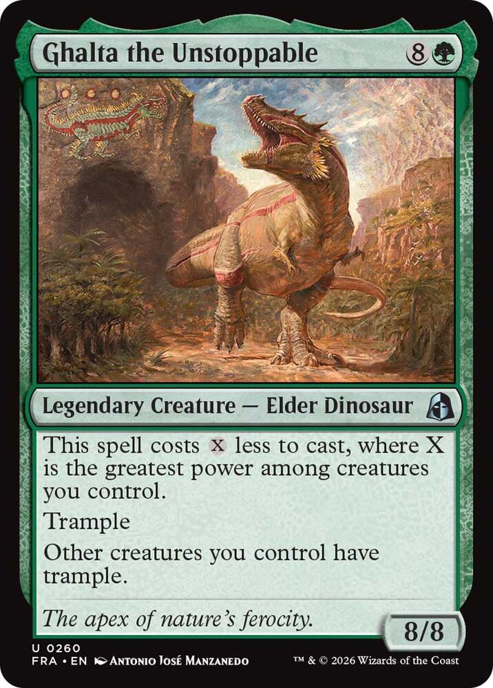 Ghalta the Unstoppable [Foil] #260 Magic Reality Fracture