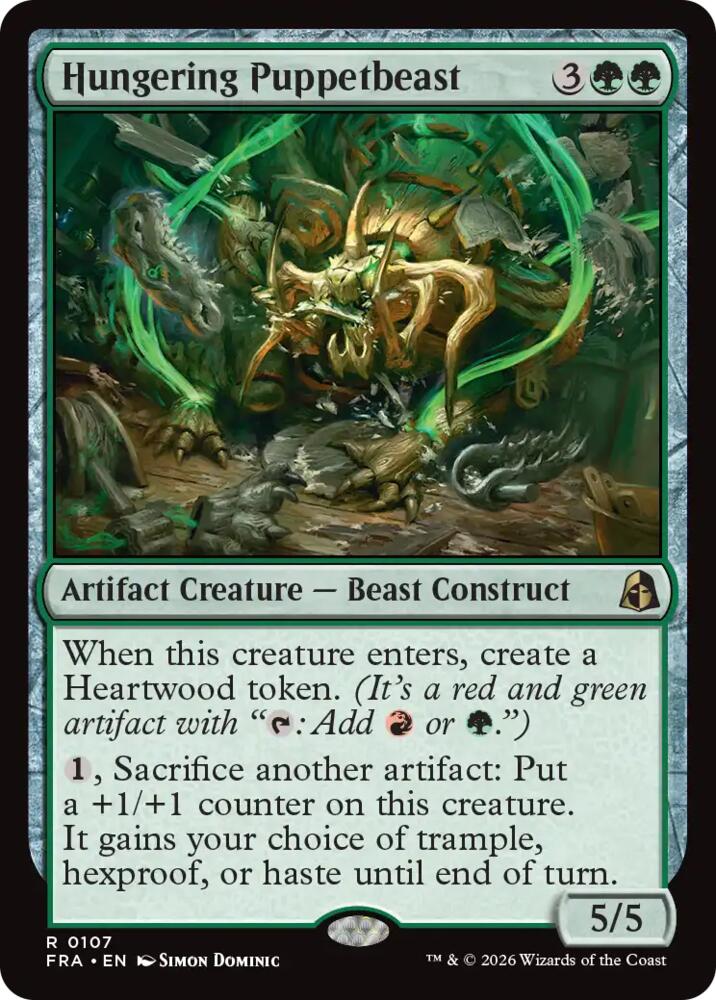Hungering Puppetbeast #107 Magic Reality Fracture