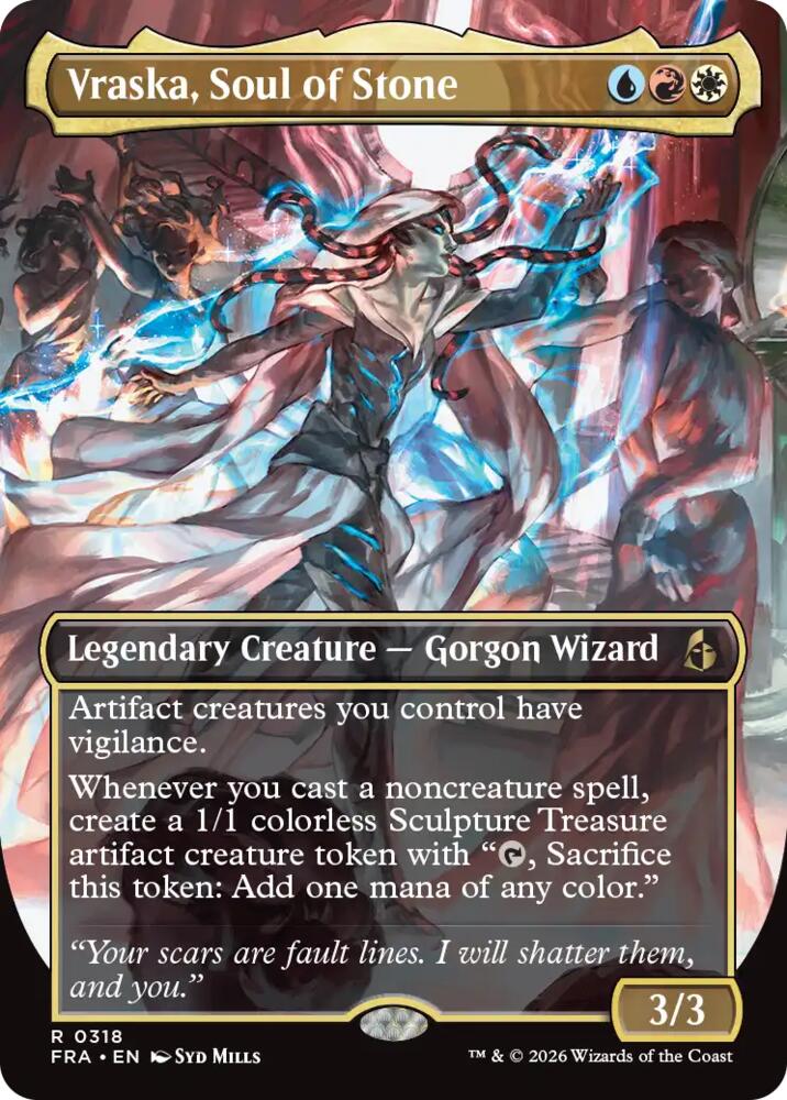 Vraska, Soul of Stone [Borderless Foil] #318 Magic Reality Fracture