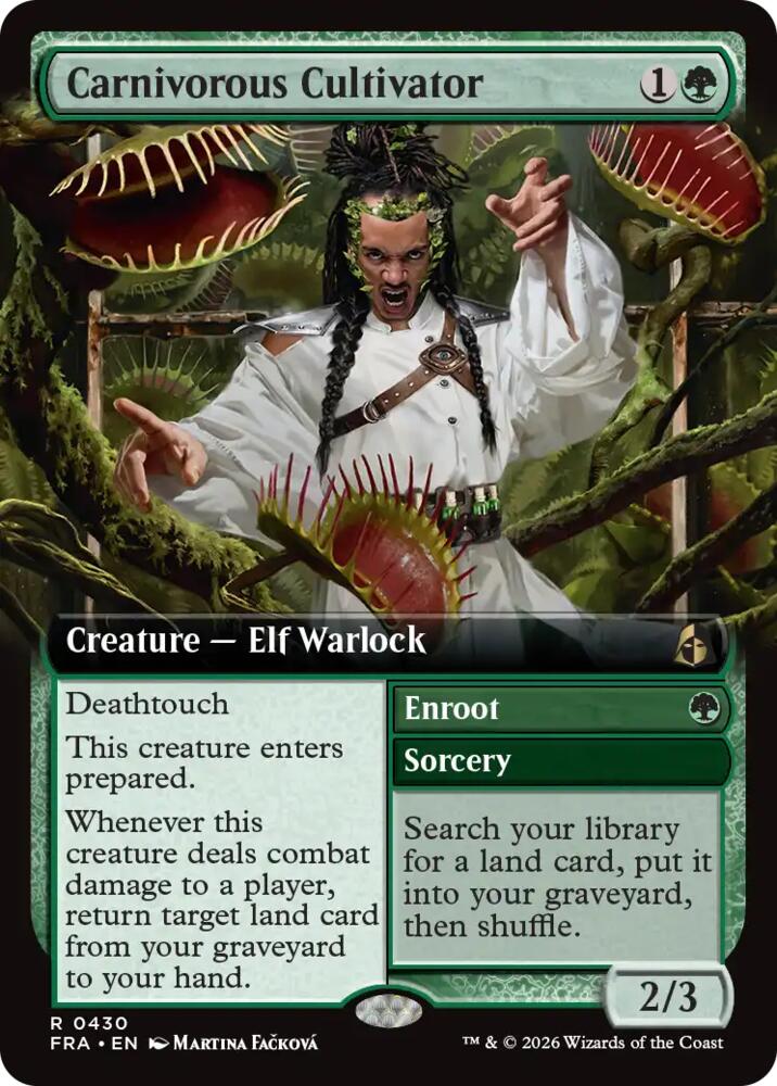 Carnivorous Cultivator [Extended Art] #430 Magic Reality Fracture
