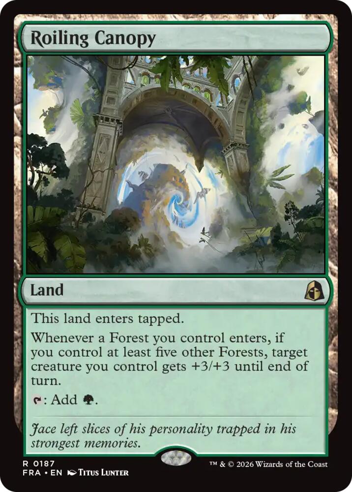 Roiling Canopy [Foil] #187 Magic Reality Fracture