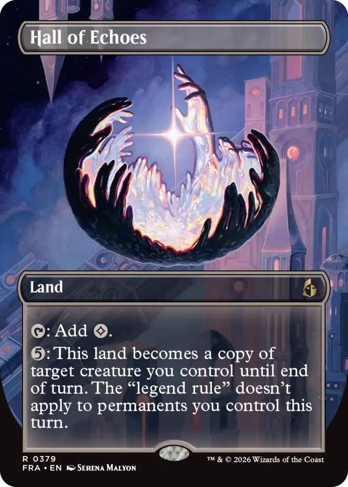 Hall of Echoes [Borderless Foil] #379 Magic Reality Fracture