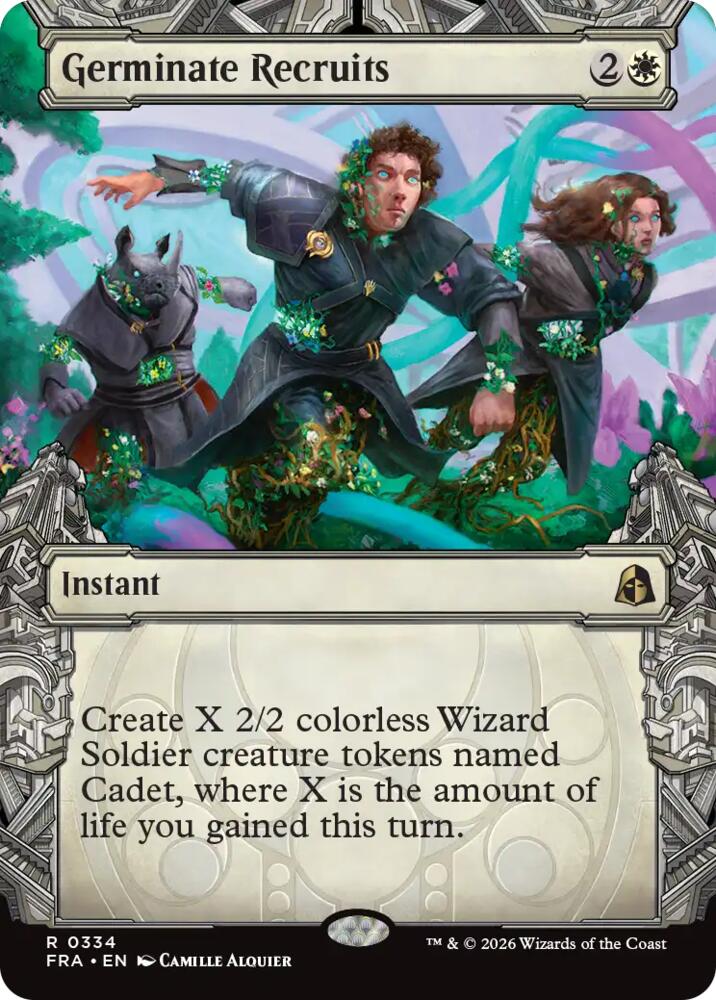 Germinate Recruits [Showcase Foil] #334 Magic Reality Fracture