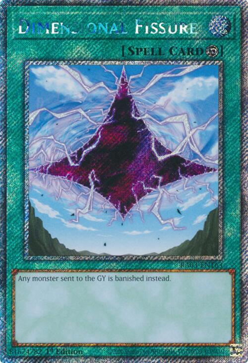 Dimensional Fissure [Platinum Secret Rare] RA03-EN163 image 0
