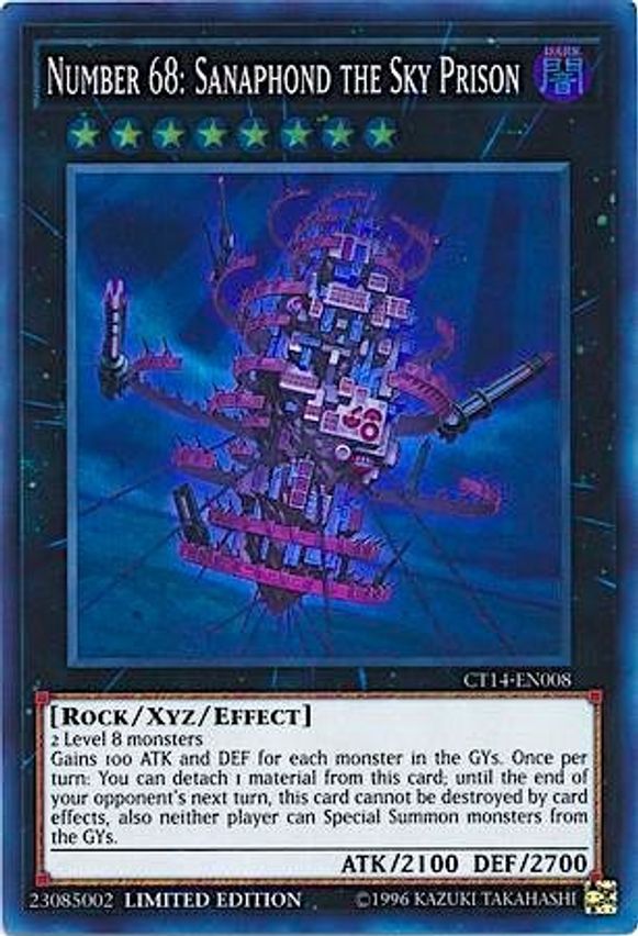 Number 68: Sanaphond The Sky Prison CT14-EN008 image 0