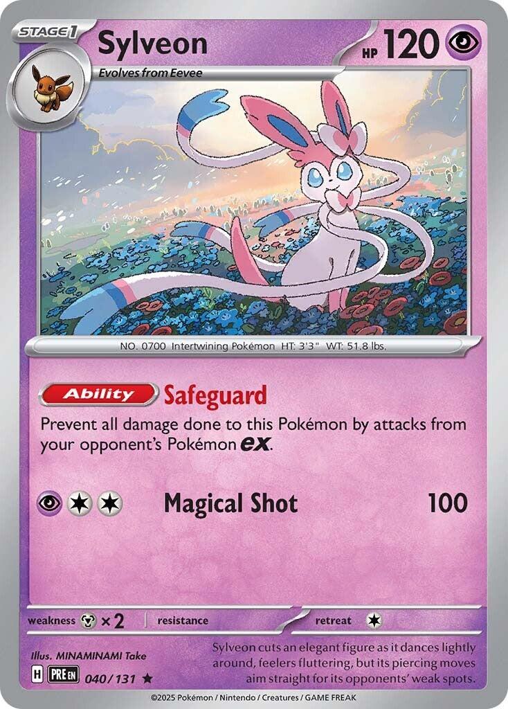 Sylveon [Holo] #40 Pokemon Prismatic Evolutions image 0