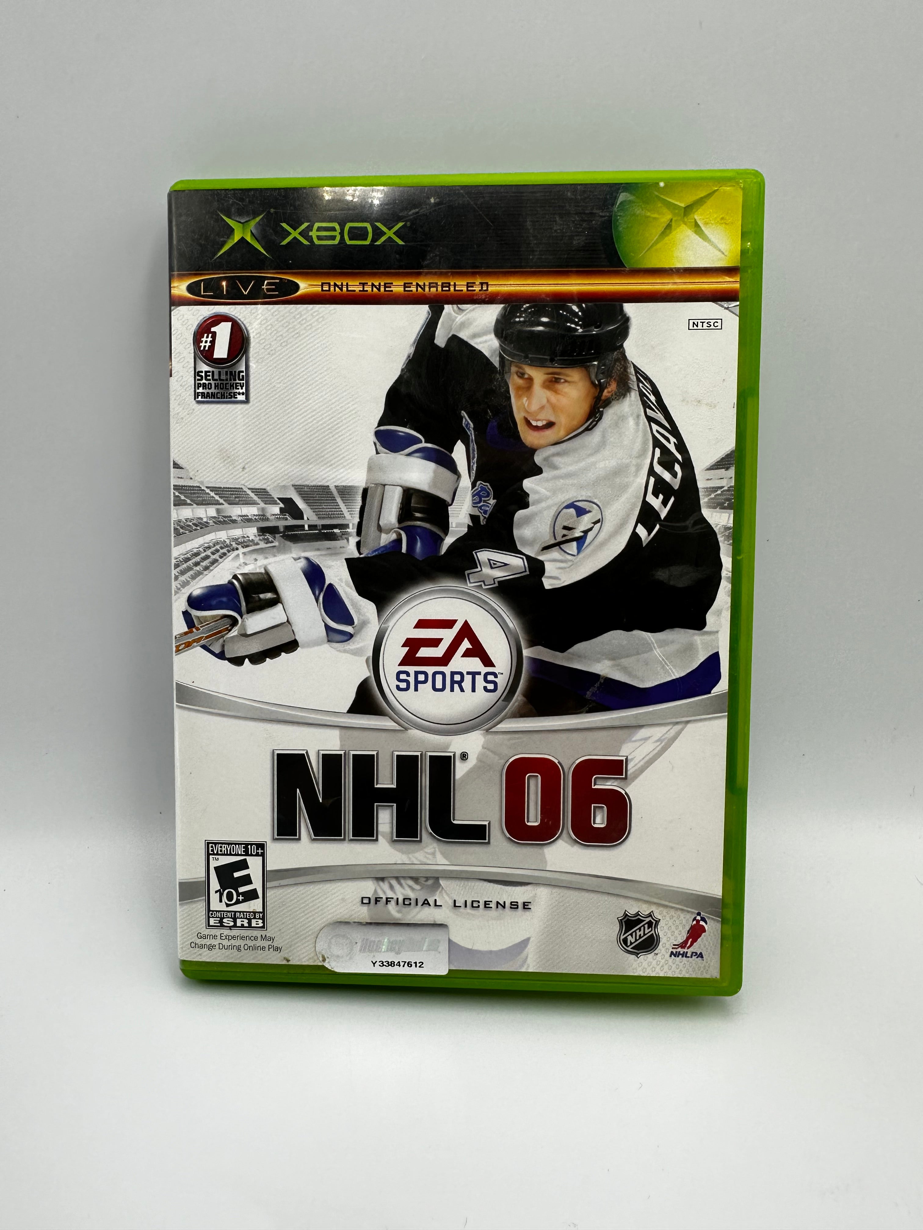 NHL 06 Xbox Original Disk Damaged image 0