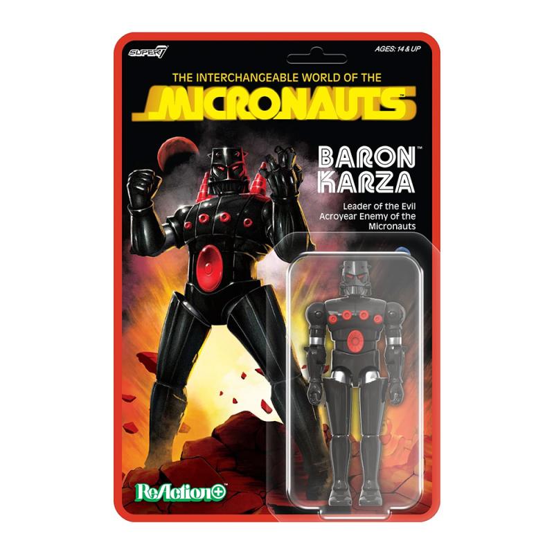Super7 Micronauts ReAction W1 Baron Karza image 0