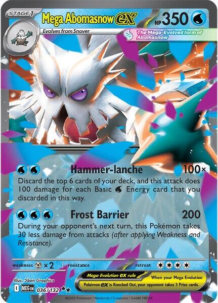 Mega Abomasnow ex #36 Pokemon Mega Evolution image 0