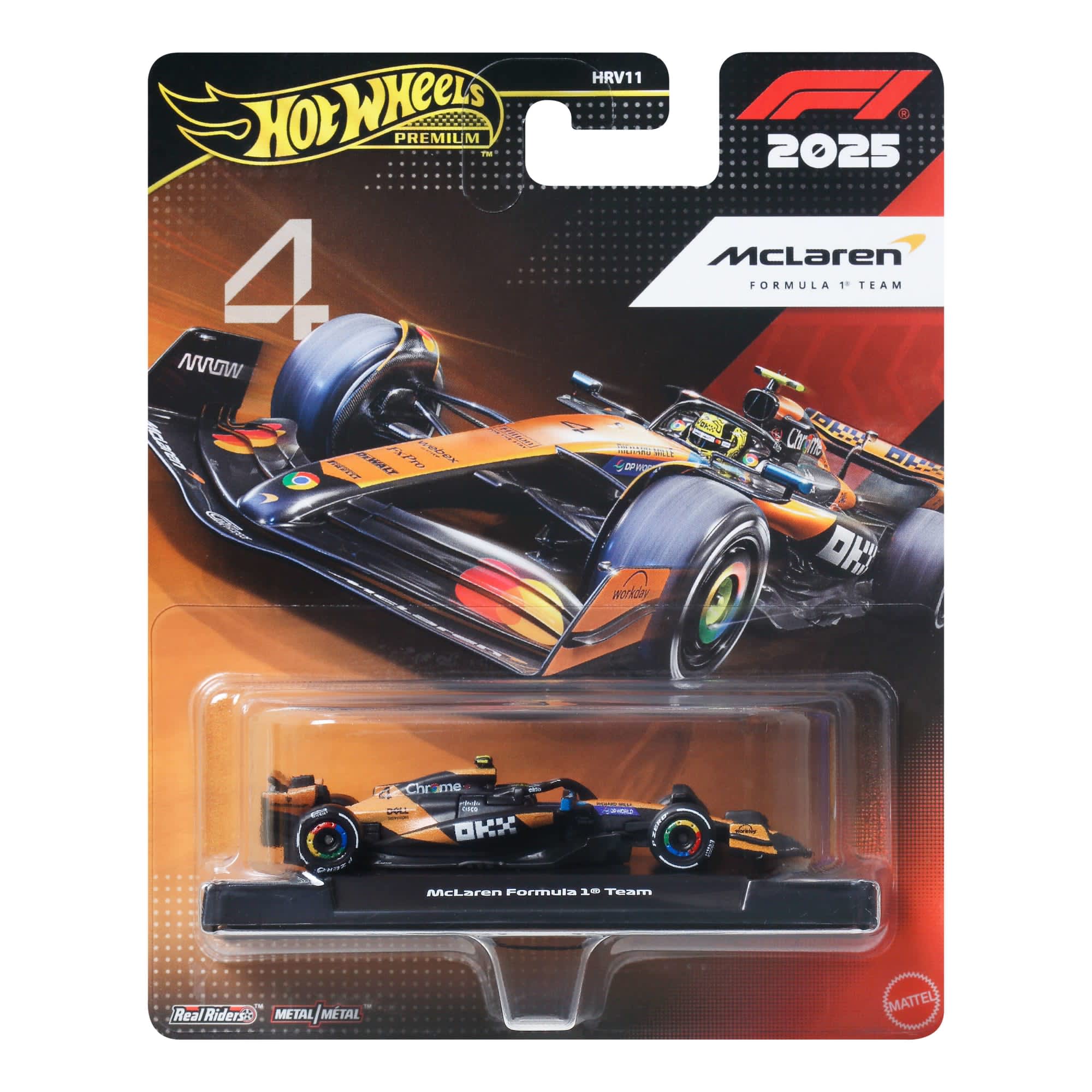 Hot Wheels Premium Formula 1 - McLaren Team #4 [Diecast]