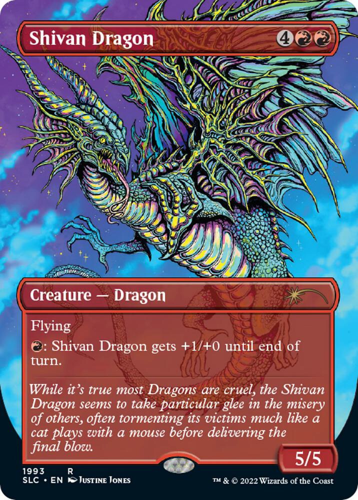 Shivan Dragon #1993 Magic Secret Lair 30th Anniversary image 0