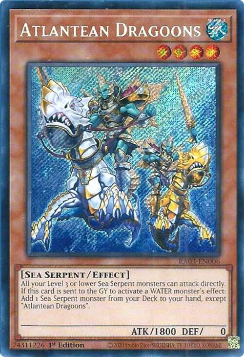 Atlantean Dragoons [Secret Rare] RA03-EN006 image 0
