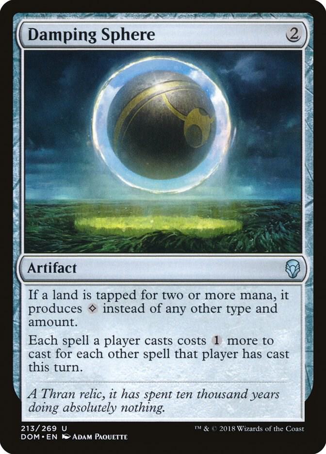 Damping Sphere #213 Magic Dominaria image 0