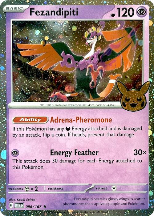 Fezandipiti #96 Pokemon Trick or Trade 2024 image 0