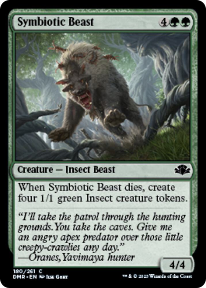 Symbiotic Beast [Foil] #180 Magic Dominaria Remastered image 0