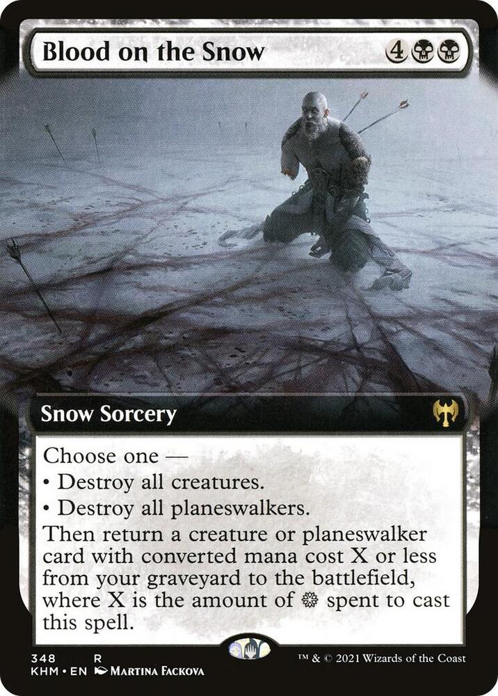 Blood on the Snow [Extended Art] #348 Magic Kaldheim image 0
