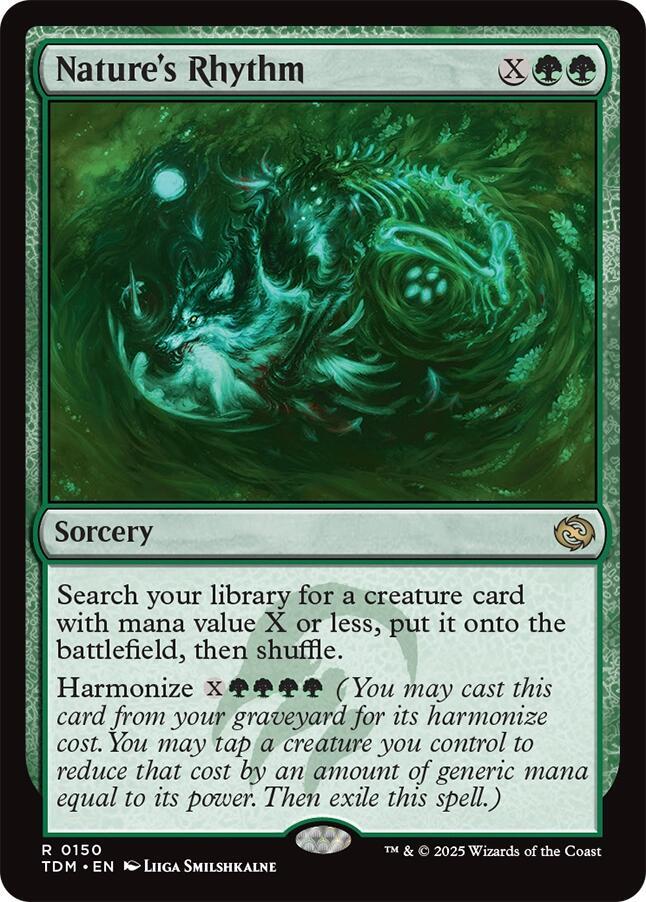 Nature's Rhythm #150 Magic Tarkir: Dragonstorm image 0