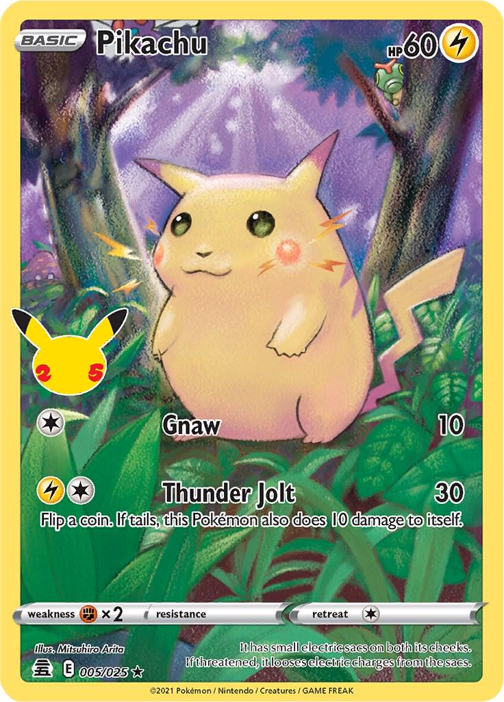 Pikachu #5 Pokemon Celebrations image 0