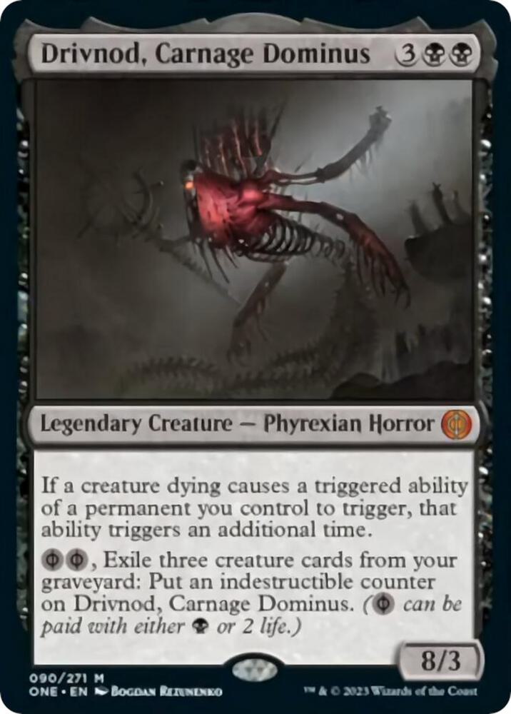 Drivnod, Carnage Dominus #90 Magic Phyrexia: All Will Be One image 0