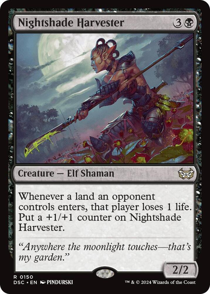 Nightshade Harvester #150 Magic Duskmourn: House of Horror Commander image 0