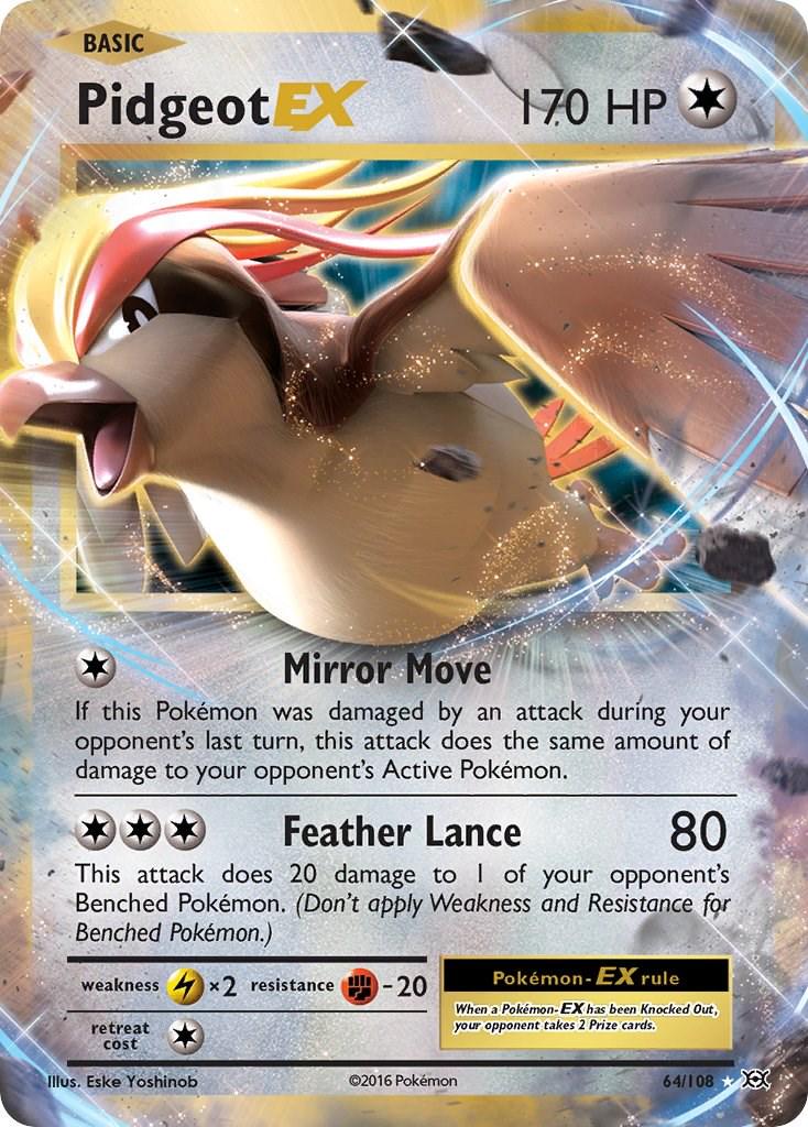 Pidgeot EX #64 Pokemon Evolutions (HP) image 0