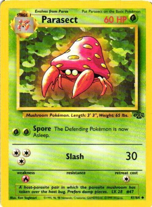 Parasect #41 Pokemon Jungle (HP) image 0