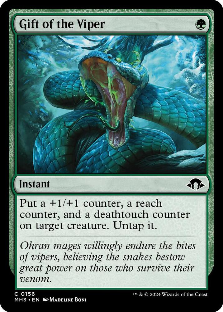 Gift of the Viper #156 Magic Modern Horizons 3 image 0