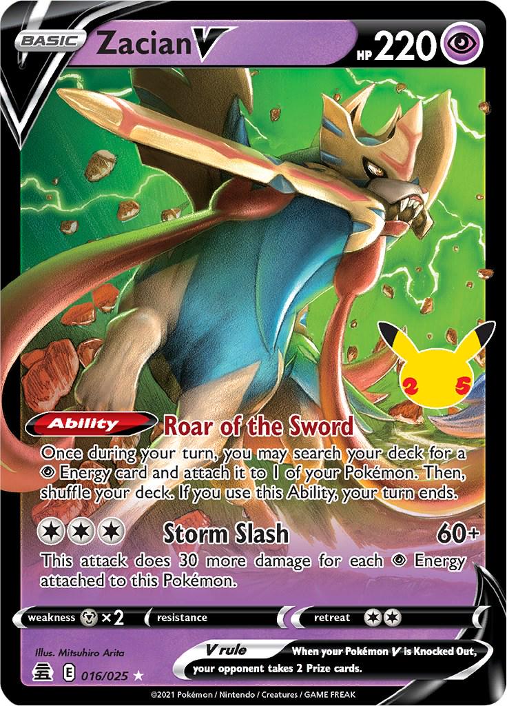 Zacian V #16 Pokemon Celebrations image 0