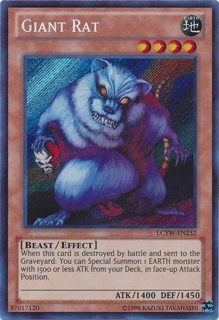 Giant Rat LCYW-EN232 YuGiOh Legendary Collection 3: Yugi's World Mega Pack image 0
