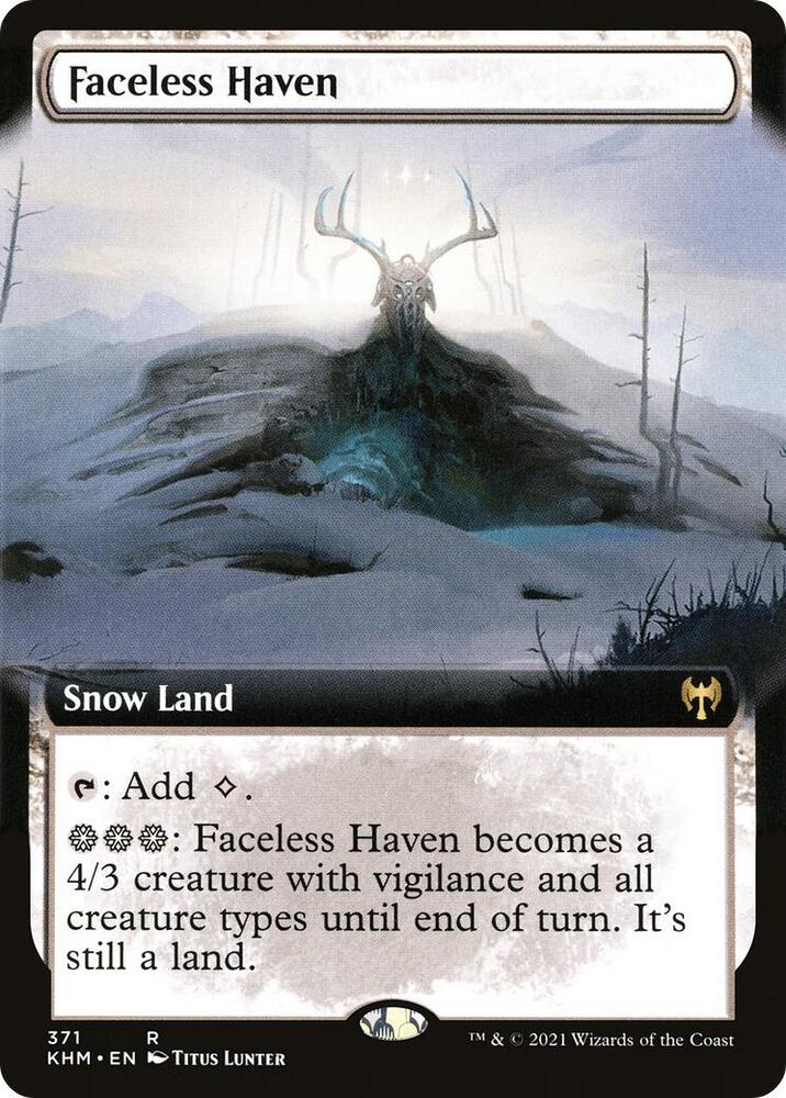 Faceless Haven #371 [Extended Art Foil] Magic Kaldheim image 0