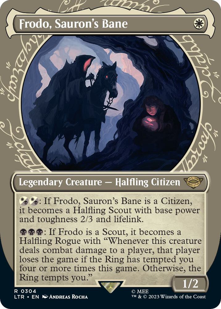 Frodo, Sauron's Bane [Showcase] #304 Magic Lord of the Rings image 0
