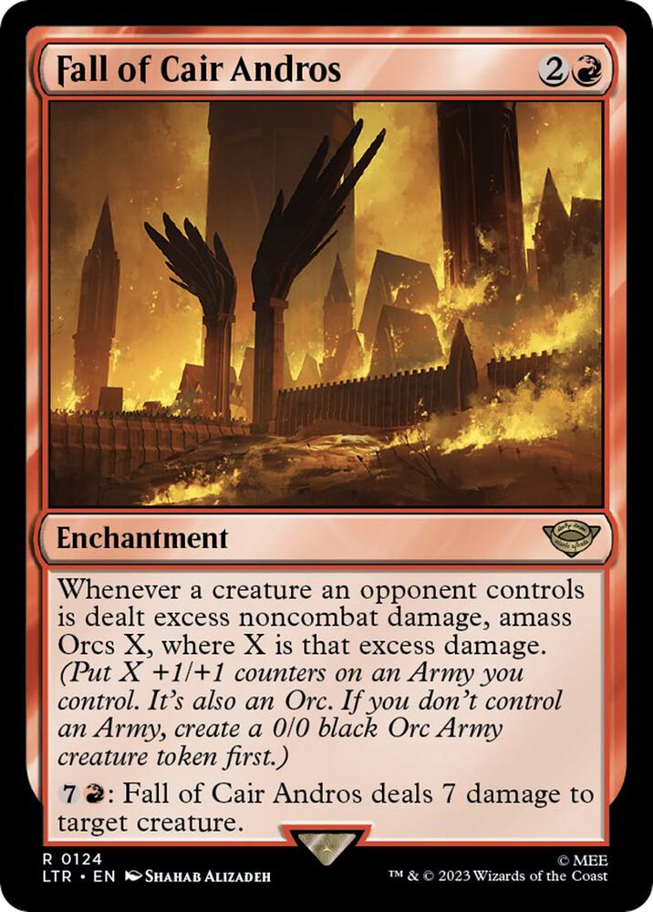 Fall of Cair Andros [Foil] #124 Magic Lord of the Rings image 0
