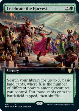 Celebrate the Harvest [Extended Art] #62 Magic Midnight Hunt Commander image 0