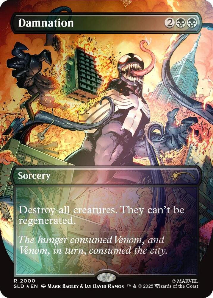 Damnation [Rainbow Foil] #2000 Magic Spider-Man Secret Lair image 0