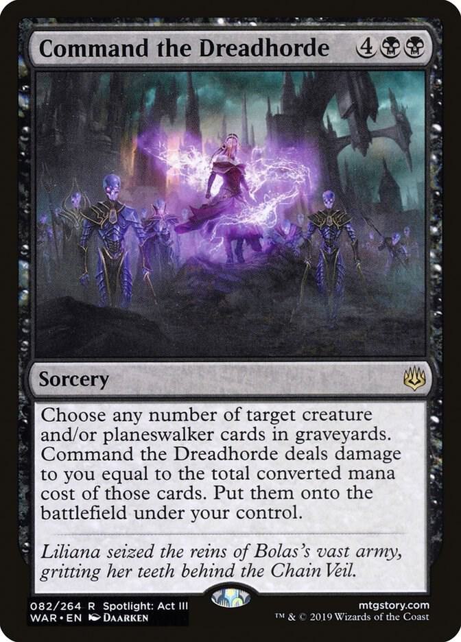 Command the Dreadhorde #82 Magic War of the Spark image 0