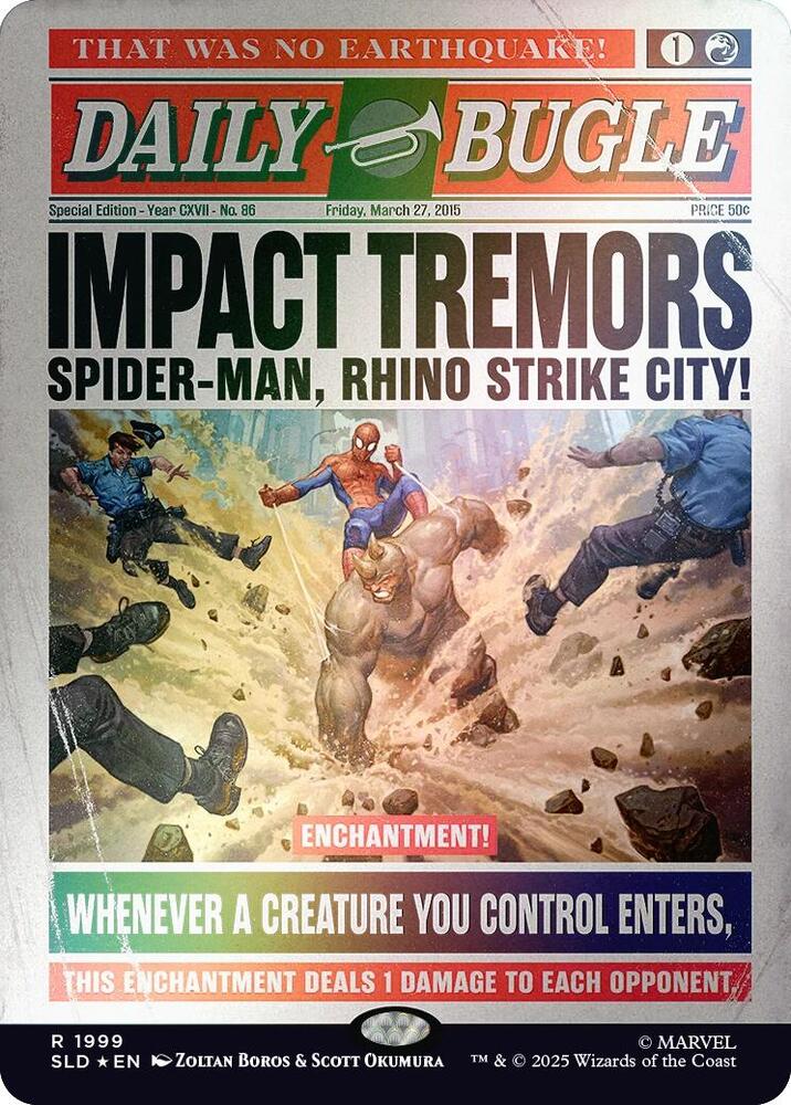 Impact Tremors [Rainbow Foil] #1999 Magic Spider-Man Secret Lair image 0