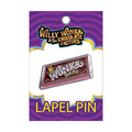 Willy Wonka Chocolate Bar Enamel Lapel Pin