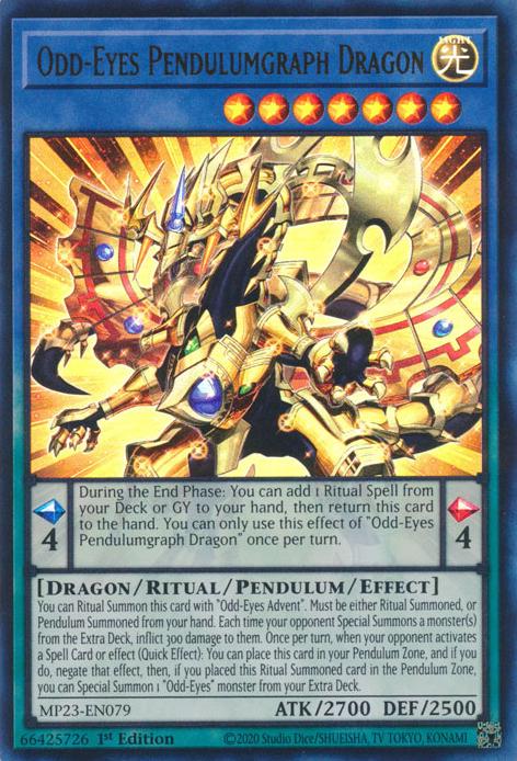 Odd-Eyes Pendulumgraph Dragon MP23-EN079 image 0