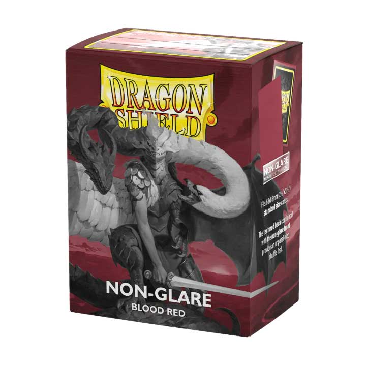 Dragon Shield Matte Non-Glare Blood Red (100ct) image 0
