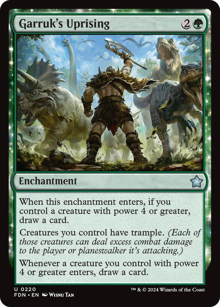 Garruk's Uprising #220 Magic Foundations image 0