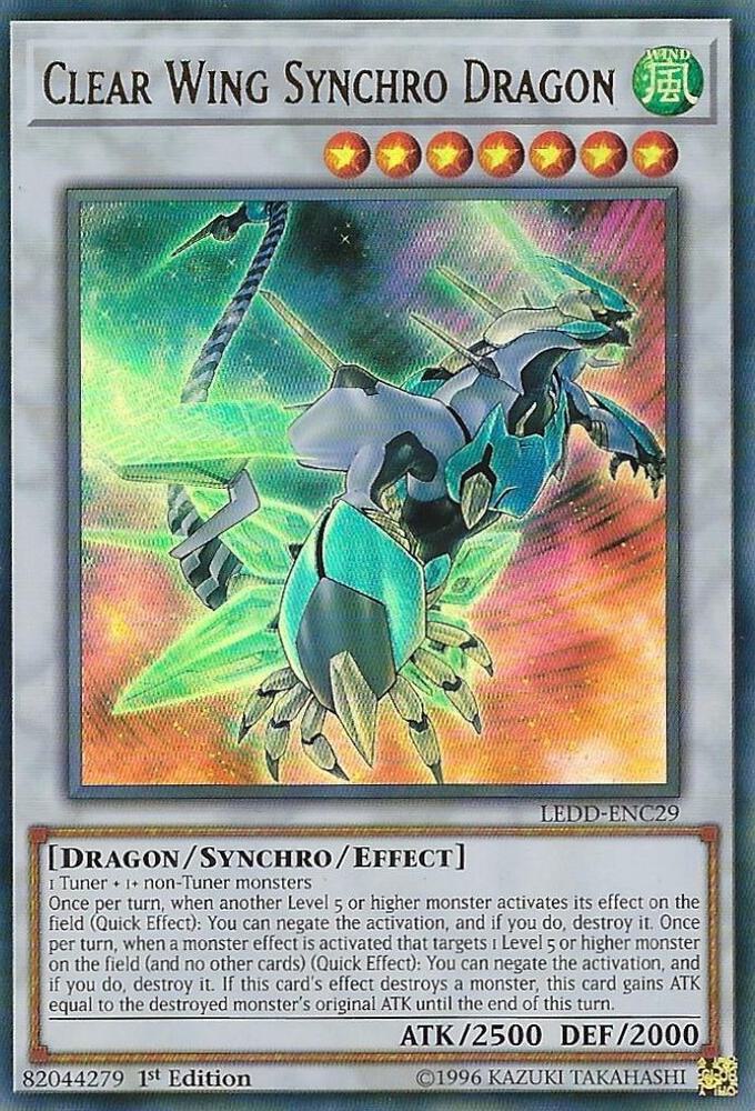 Clear Wing Synchro Dragon LEDD-ENC29 image 0