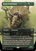 Regal Behemoth [Borderless Foil] #651 Magic Commander Masters image 0
