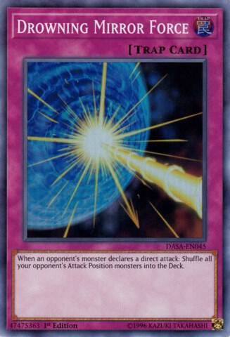 Drowning Mirror Force DASA-EN045 YuGiOh Dark Saviors image 0