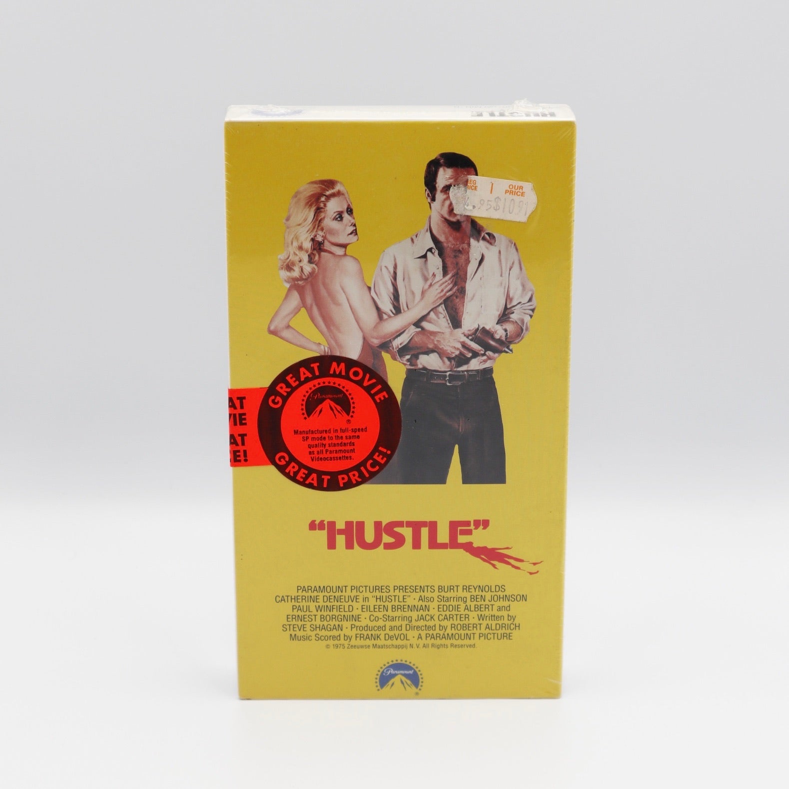 Hustle VHS 1975 Sealed image 0