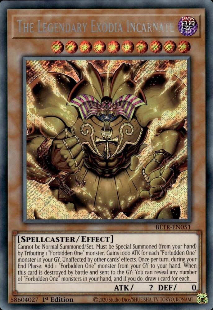 The Legendary Exodia Incarnate BLTR-EN051 image 0
